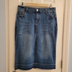 Be-Girl Denim Jean Skirt Large